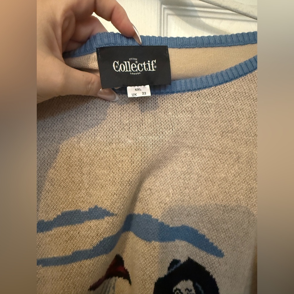 Collectif Cowgirl sweater size 4xl 22 UK 18 US - Picture 6 of 6